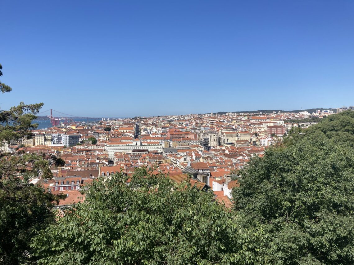 View of Lisbon from the Castle of Sao Jorge